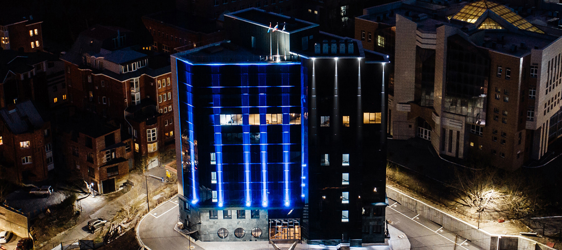 АРХИТЕКТУРНОЕ ОСВЕЩЕНИЕ ЗДАНИЯ БИЗНЕС-ЦЕНТРА