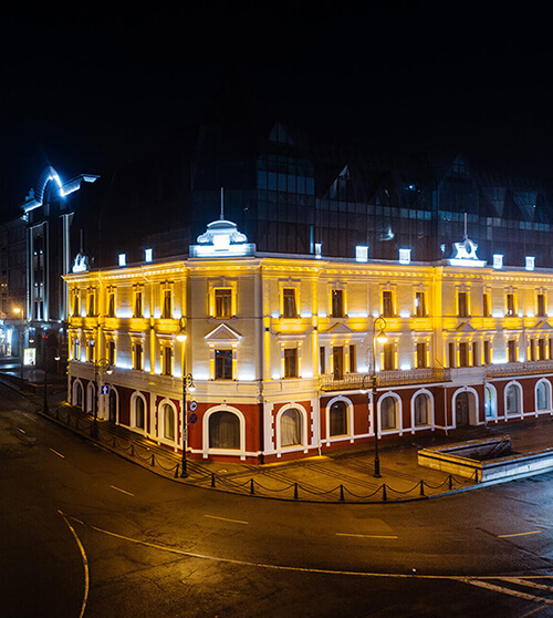 АРХИТЕКТУРНОЕ ОСВЕЩЕНИЕ ТОРГОВОГО ЦЕНТРА ЦЕНТРАЛЬНЫЙ