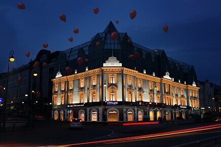 фото новости - Архитектурное освещение ТЦ «Центральный» г. Владивосток