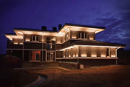 Архитектурно-художественная подсветка дачи и коттеджа: на что обратить внимание