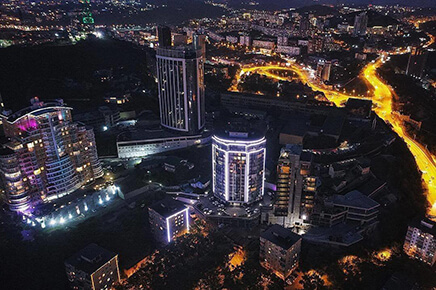 Архитектурное освещение жилых домов